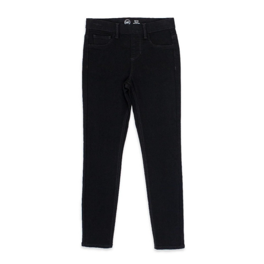 2 - Wonder Nation Girls black Jeggings, Size L (10-12)